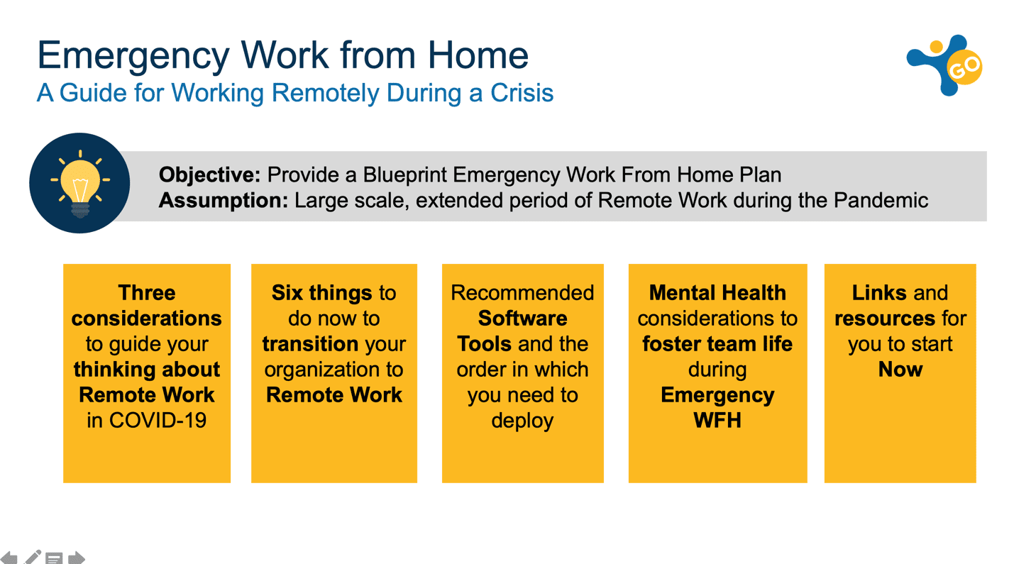 Emergency WFH Executive Summary Slides